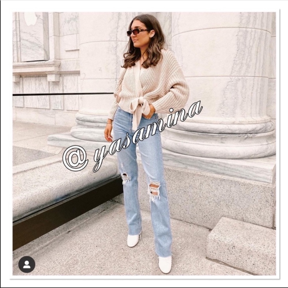 Last🔥Zara crop balloon sleeves bloggers fav - Picture 7 of 9